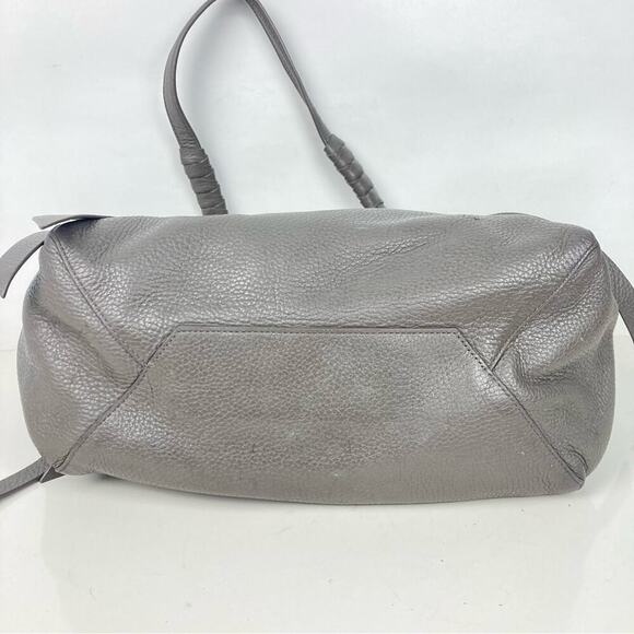 ALL SAINTS Kepi Storm Grey East West Tote Shoulder Bag  - $368. - Picture 10 of 12